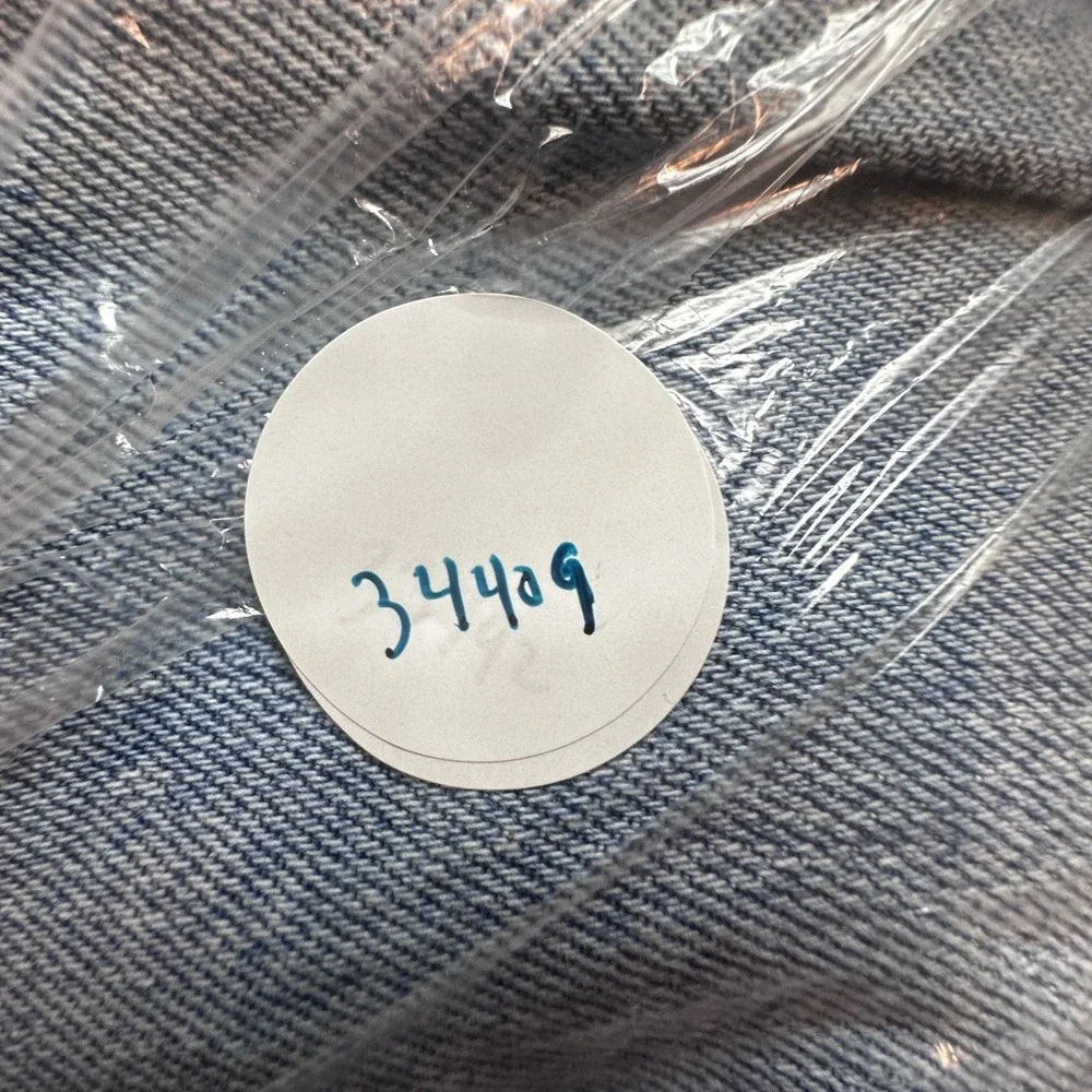 Levi's 502 Jeans Mens 31x32 (30x28) Light Wash Taper Tapered‎ Fit Stretch Denim